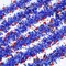 4.7 Inch - Patriotic Tinsel Garland 4th of July Decorations Red White Blue